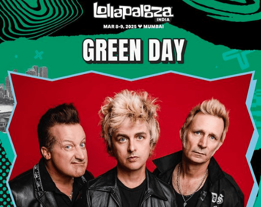 Lollapalooza India 2025 – Green Day, Shawn Mendes, Louis Tomlinson