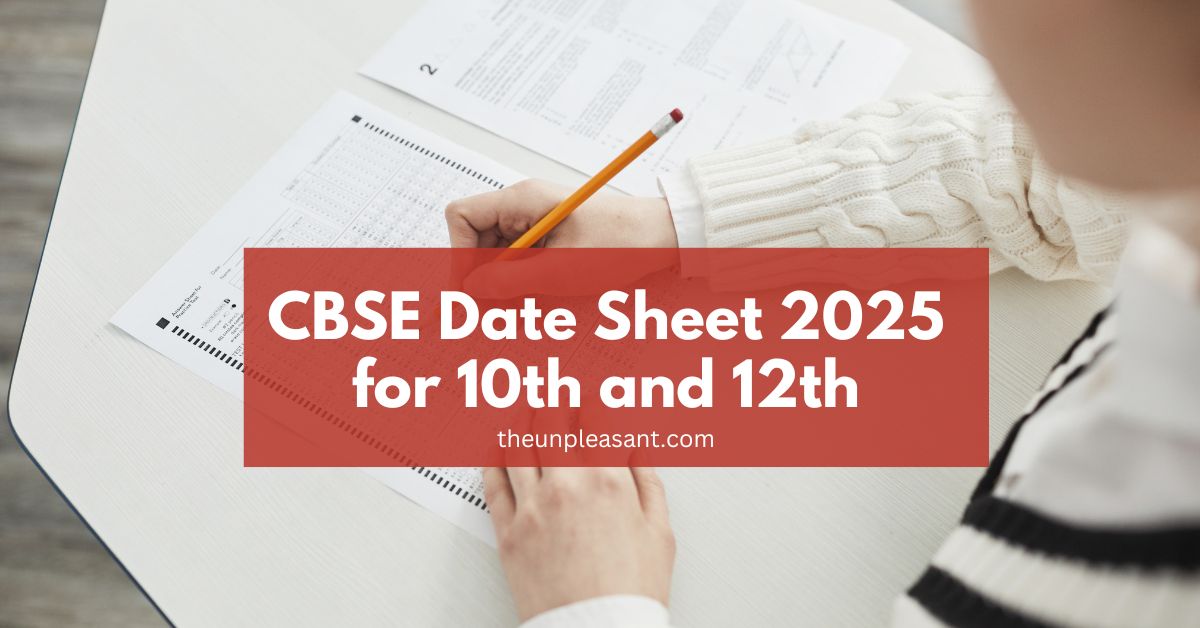 CBSE date sheet 2025