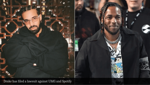 Spotify-UMG Sued by Drake for Boosting Lamar’s Diss Track via AI