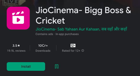 JioCinema – Watch Sports, Movies, Web Series, TV Shows